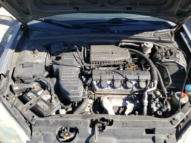 2HGES16524H520907 - 2004 HONDA CIVIC LX ვერცხლისფერი ფოტო 11