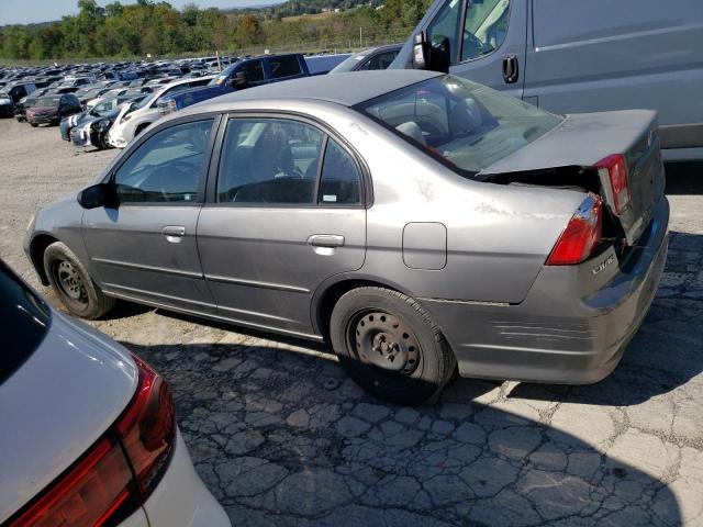 2HGES16524H520907 - 2004 HONDA CIVIC LX ვერცხლისფერი ფოტო 2