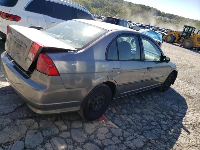 2HGES16524H520907 - 2004 HONDA CIVIC LX ვერცხლისფერი ფოტო 3