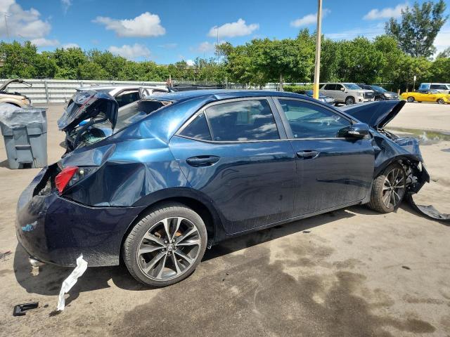 2T1BURHEXHC847496 - 2017 TOYOTA COROLLA L BLUE photo 3