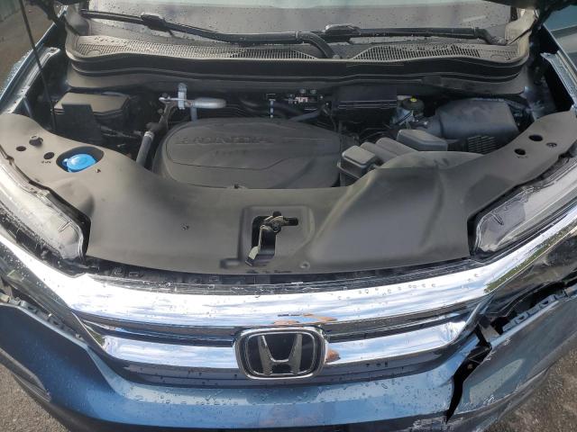 5FNYF6H52MB097858 - 2021 HONDA PILOT EXL 青色 照片 12