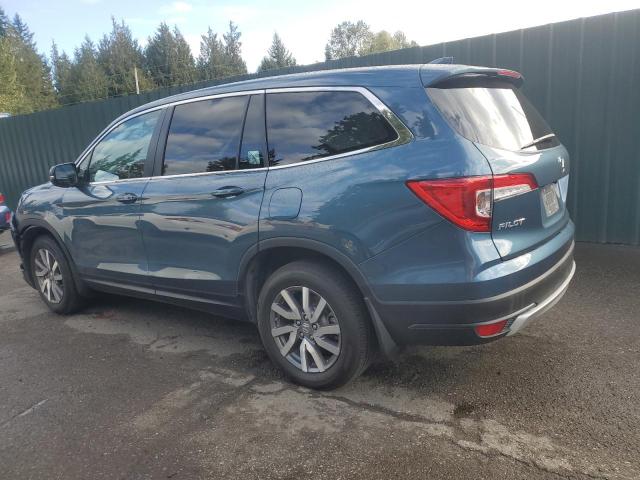5FNYF6H52MB097858 - 2021 HONDA PILOT EXL 青色 照片 2