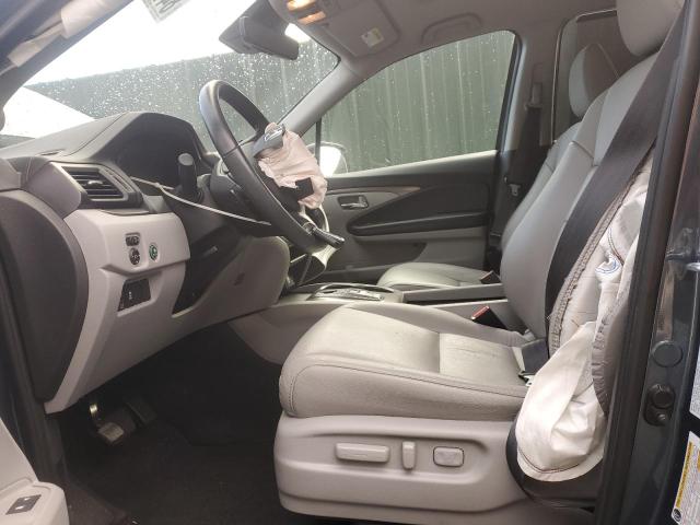 5FNYF6H52MB097858 - 2021 HONDA PILOT EXL 青色 照片 7