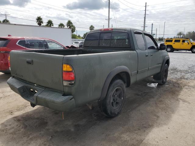 5TBRN3410YS073349 - 2000 TOYOTA TUNDRA ACCESS CAB SR5 GREEN photo 3