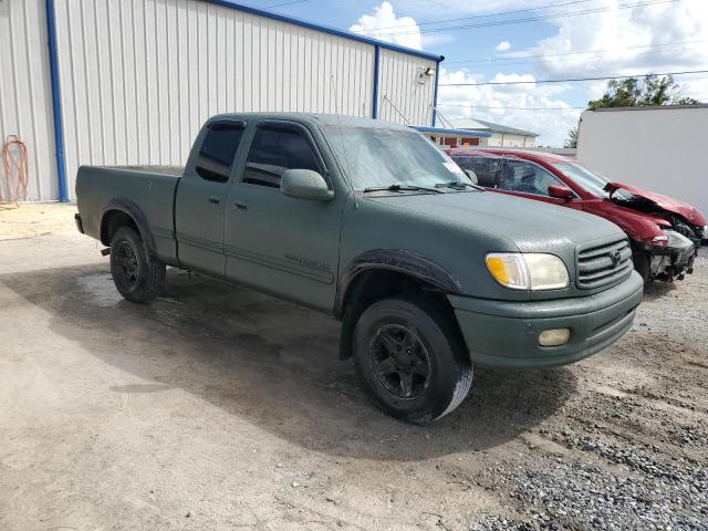 5TBRN3410YS073349 - 2000 TOYOTA TUNDRA ACCESS CAB SR5 GREEN photo 4