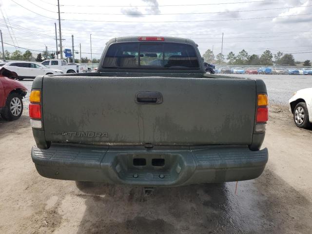 5TBRN3410YS073349 - 2000 TOYOTA TUNDRA ACCESS CAB SR5 GREEN photo 6