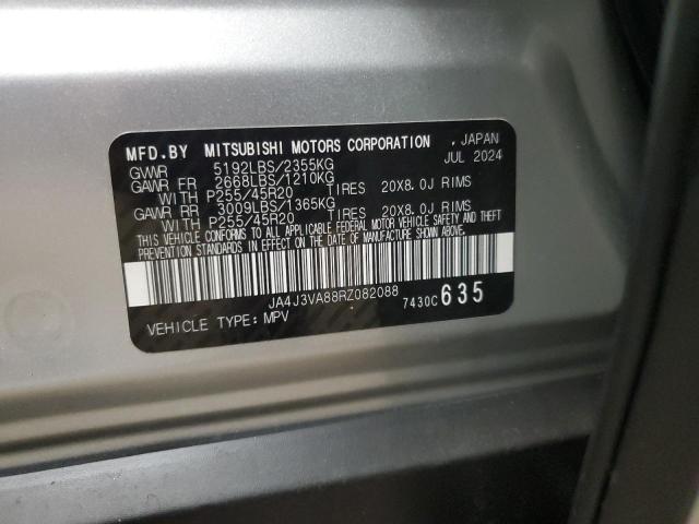 JA4J3VA88RZ082088 - 2024 MITSUBISHI OUTLANDER SE SILVER photo 14
