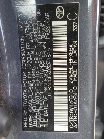 JTDKN3DPXD3041615 - 2013 TOYOTA PRIUS PLUG Boz foto 13