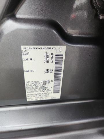 1N4BL4BV4PN334535 - 2023 NISSAN ALTIMA S GRAY photo 12