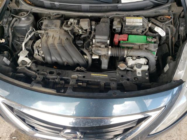 3N1CN7APXHL851601 - 2017 NISSAN VERSA S Bleu photo 11