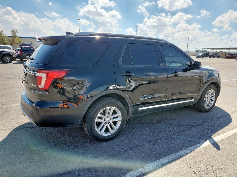 1FM5K7D89GGC12076 - 2016 FORD EXPLORER XLT Чорний фото 3