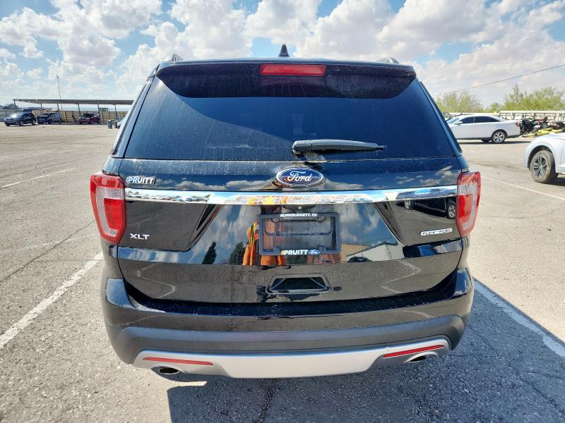1FM5K7D89GGC12076 - 2016 FORD EXPLORER XLT Чорний фото 6