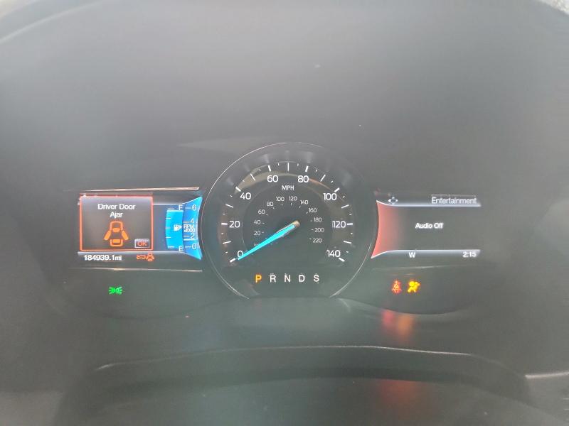 1FM5K7D89GGC12076 - 2016 FORD EXPLORER XLT Чорний фото 9