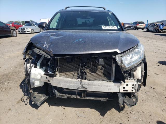 5TDJZRFH5KS984242 - 2019 TOYOTA HIGHLANDER SE Серый фото 5
