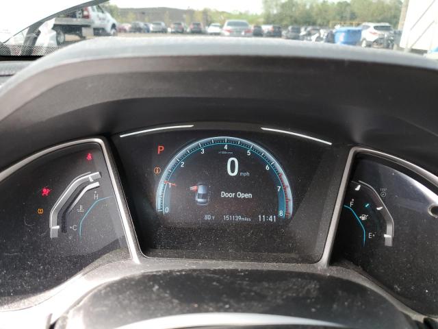 JHMFC1F36JX016073 - 2018 HONDA CIVIC EX Gümüş fotoğraf 9