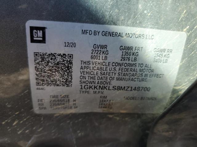 1GKKNKLS8MZ148700 - 2021 GMC ACADIA SLE Boz foto 13