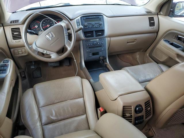 5FNYF18617B003811 - 2007 HONDA PILOT EXL MAROON photo 8