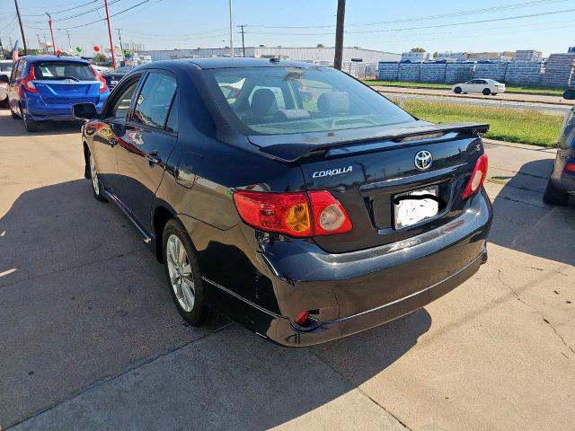1NXBU4EE5AZ212620 - 2010 TOYOTA COROLLA BASE Noir photo 3