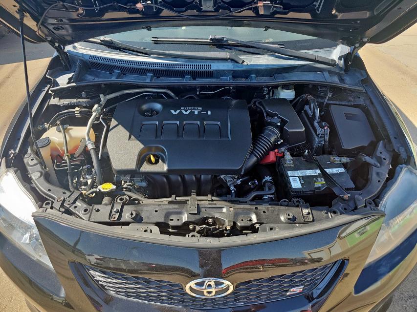 1NXBU4EE5AZ212620 - 2010 TOYOTA COROLLA BASE Noir photo 7