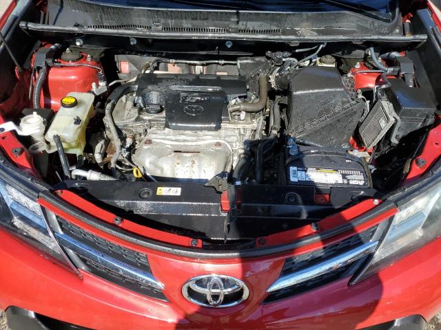 2T3RFREVXFW284353 - 2015 TOYOTA RAV4 XLE RED photo 12