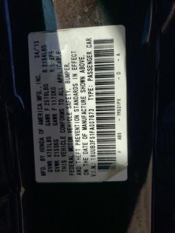 19UUB3F51FA007673 - 2015 ACURA TLX TECH Qara foto 12