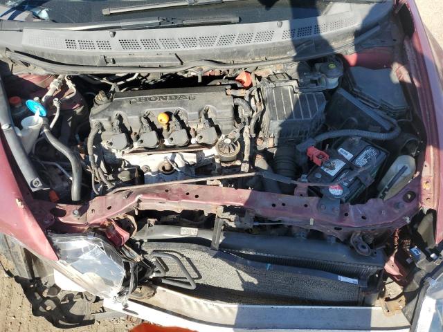 1HGFA16807L005624 - 2007 HONDA CIVIC EX BURGUNDY photo 11