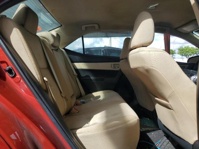 5YFBURHE7KP949619 - 2019 TOYOTA COROLLA L Червоний фото 10