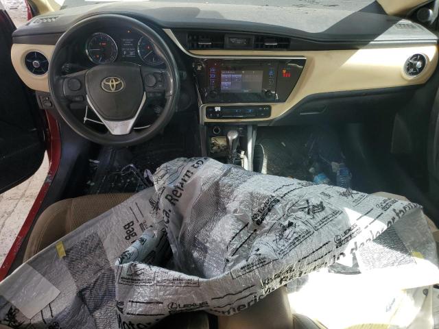 5YFBURHE7KP949619 - 2019 TOYOTA COROLLA L Червоний фото 8