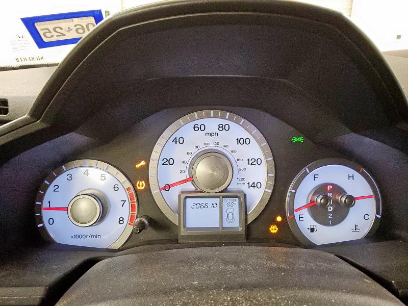 5FNYF38589B017663 - 2009 HONDA PILOT EXL Bordo foto 9