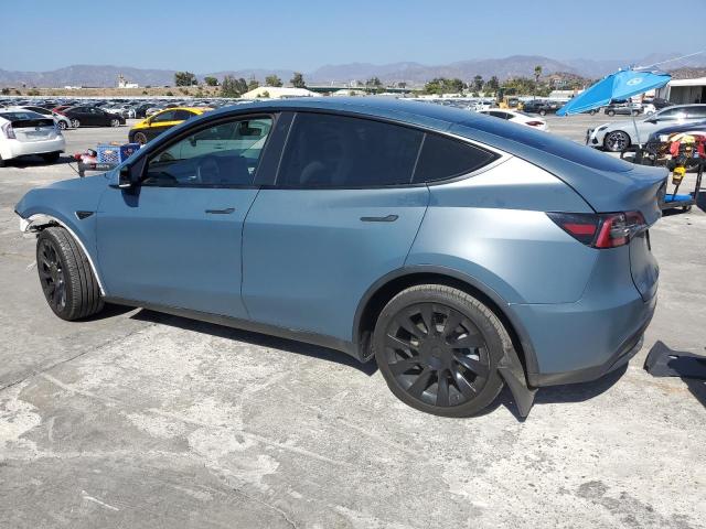 7SAYGDEE1NF342515 - 2022 TESLA MODEL Y Bleu photo 2