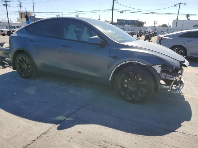 7SAYGDEE1NF342515 - 2022 TESLA MODEL Y Bleu photo 4