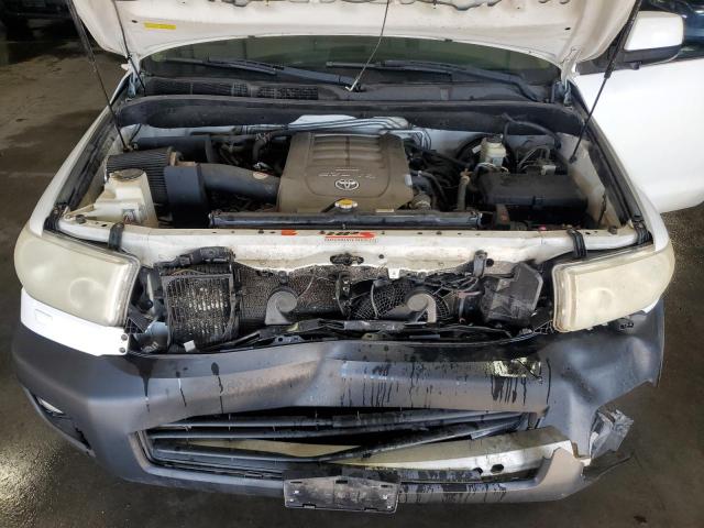 5TDBY64A18S005336 - 2008 TOYOTA SEQUOIA SR5 WHITE photo 12