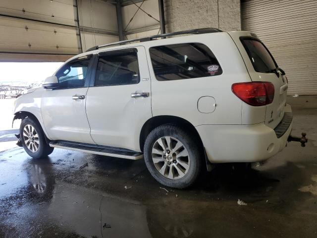 5TDBY64A18S005336 - 2008 TOYOTA SEQUOIA SR5 WHITE photo 2