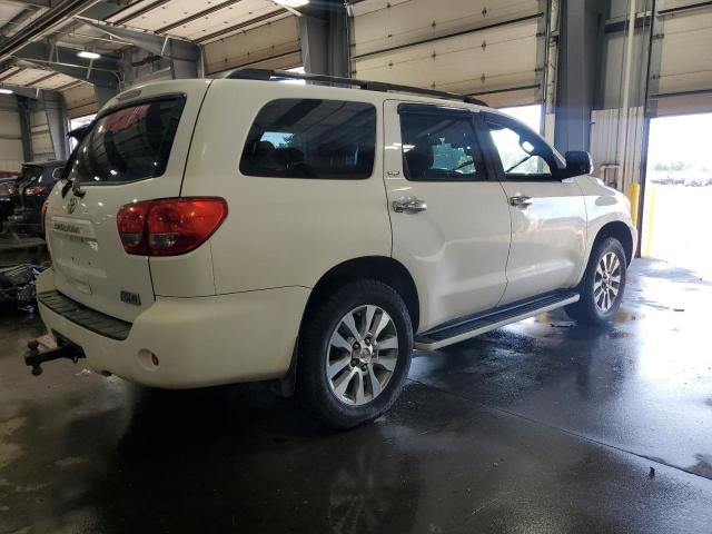 5TDBY64A18S005336 - 2008 TOYOTA SEQUOIA SR5 WHITE photo 3