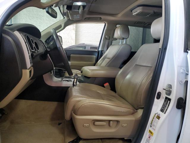 5TDBY64A18S005336 - 2008 TOYOTA SEQUOIA SR5 WHITE photo 7