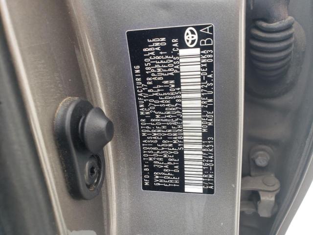 5YFBURHE7JP778854 - 2018 TOYOTA COROLLA L رمادي صورة 13