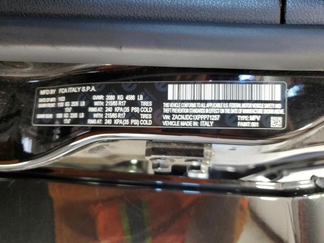 ZACNJDC1XPPP71257 - 2023 JEEP RENEGADE TRAILHAWK BLACK photo 13