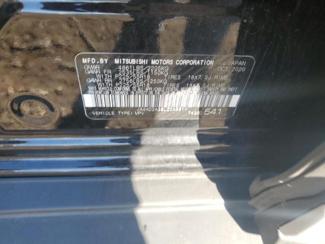 JA4AD2A38LZ045811 - 2020 MITSUBISHI OUTLANDER ES 黑色 照片 13