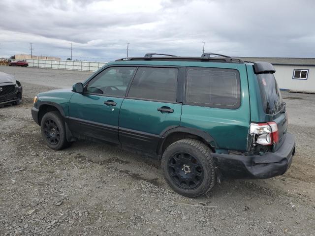 JF1SF65511G716662 - 2001 SUBARU FORESTER S GREEN photo 2