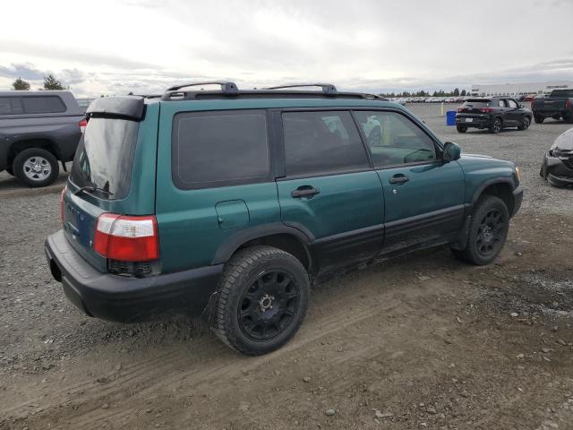 JF1SF65511G716662 - 2001 SUBARU FORESTER S GREEN photo 3