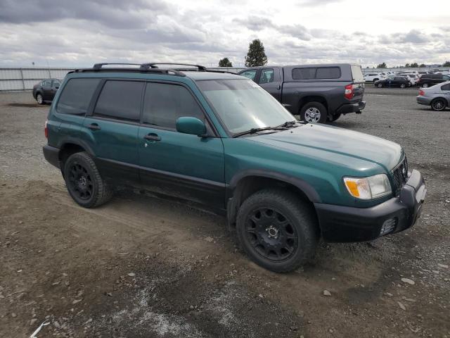 JF1SF65511G716662 - 2001 SUBARU FORESTER S GREEN photo 4