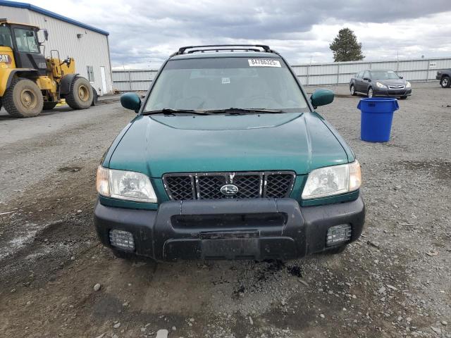 JF1SF65511G716662 - 2001 SUBARU FORESTER S GREEN photo 5