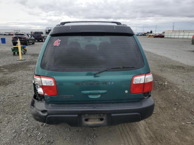 JF1SF65511G716662 - 2001 SUBARU FORESTER S GREEN photo 6