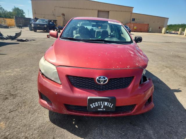 1NXBU4EE0AZ322653 - 2010 TOYOTA COROLLA BASE Czerwony zdjęcie 5