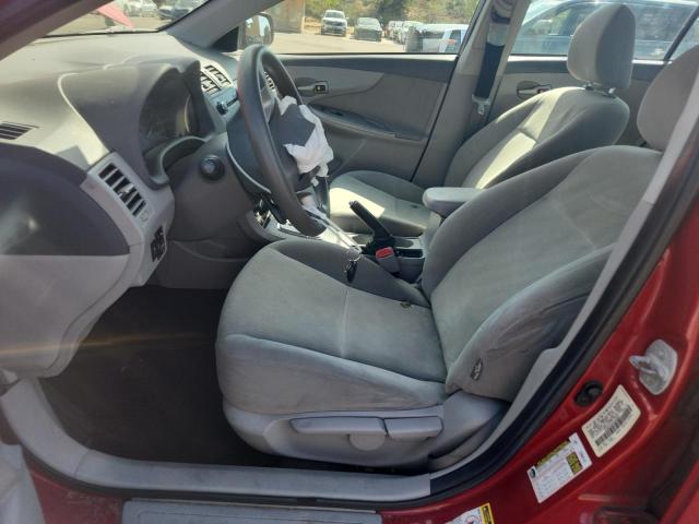 1NXBU4EE0AZ322653 - 2010 TOYOTA COROLLA BASE Czerwony zdjęcie 7