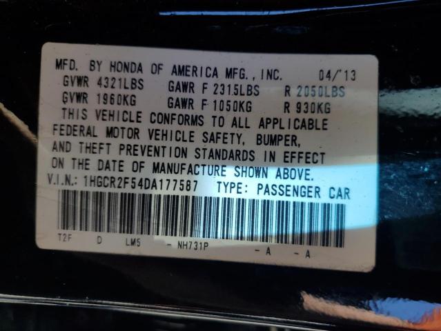 1HGCR2F54DA177587 - 2013 HONDA ACCORD SPORT 黑色 照片 13