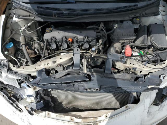 2HGFG3B54DH516462 - 2013 HONDA CIVIC LX أبيض صورة 11