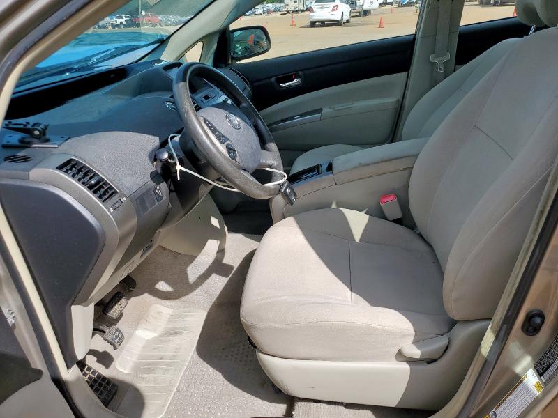 JTDKB20U787770670 - 2008 TOYOTA PRIUS TAN photo 7
