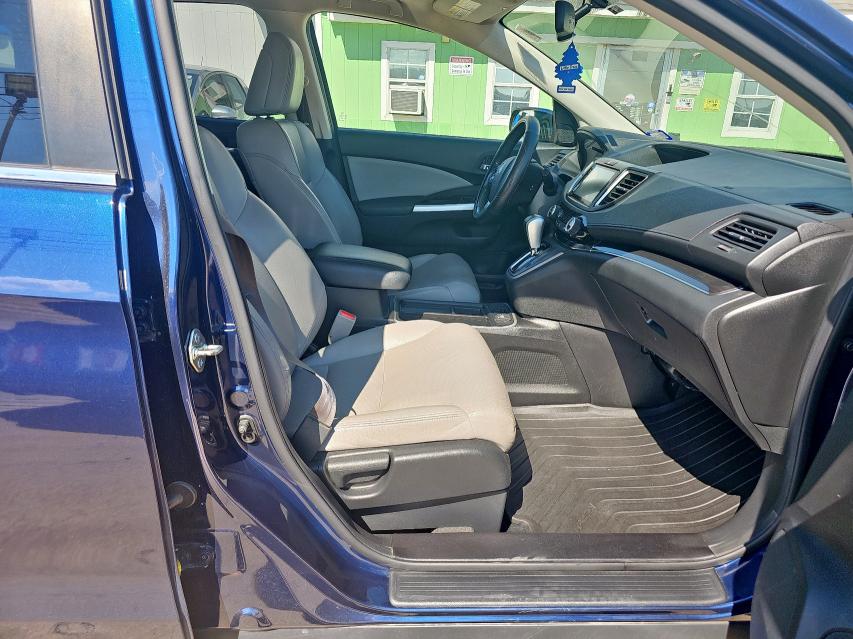 2HKRM3H77FH552346 - 2015 HONDA CR-V EXL BLUE photo 5