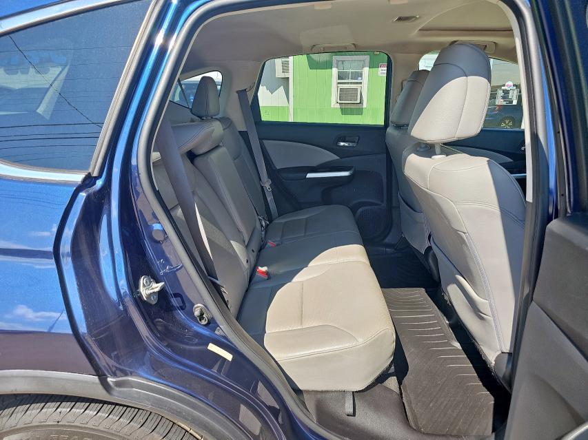 2HKRM3H77FH552346 - 2015 HONDA CR-V EXL BLUE photo 6